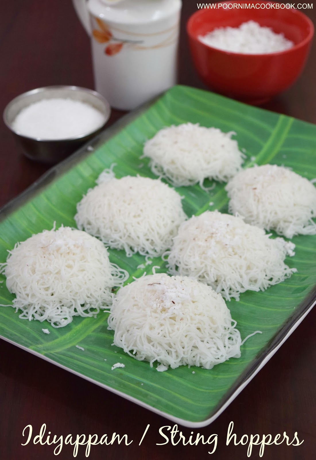 Poornima's Cook Book: Idiyappam / String Hoppers