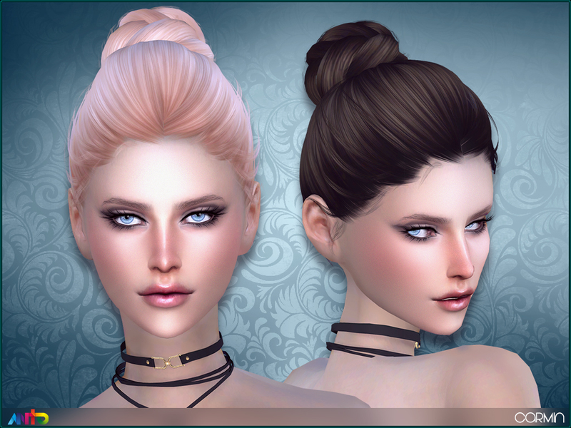 Sims 4 Ccs The Best Carmin Hair By Anto Sims4 Favs Sims 4 Sims Images