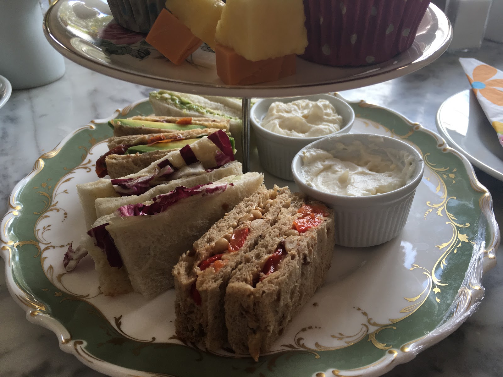 Vegan Afternoon Tea at Compton Acres xoxo Enchanted Living
