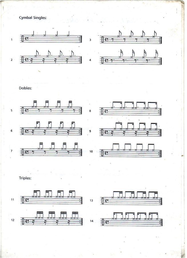 combinaciones platos cinquillos