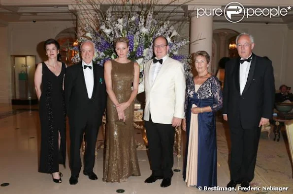 Prince Albert and Princess Charlene attended the charity gala of the German International Club of Monaco