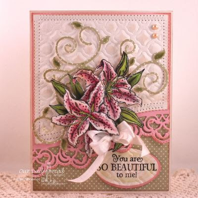 Our Daily Bread Designs, Beauty, ODBD Custom Leafy Edged Borders, ODBD Custom Boho Background Dies, ODBD Custom Ovals Dies, ODBD Custom Fancy Foliage Dies, Blushing Rose Paper Collection, designed by Cathy McCauley