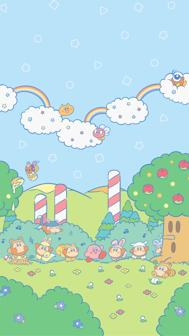 Leave Luck To Heaven: PSA: You Should Get These Kirby LINE Phone Backgrounds