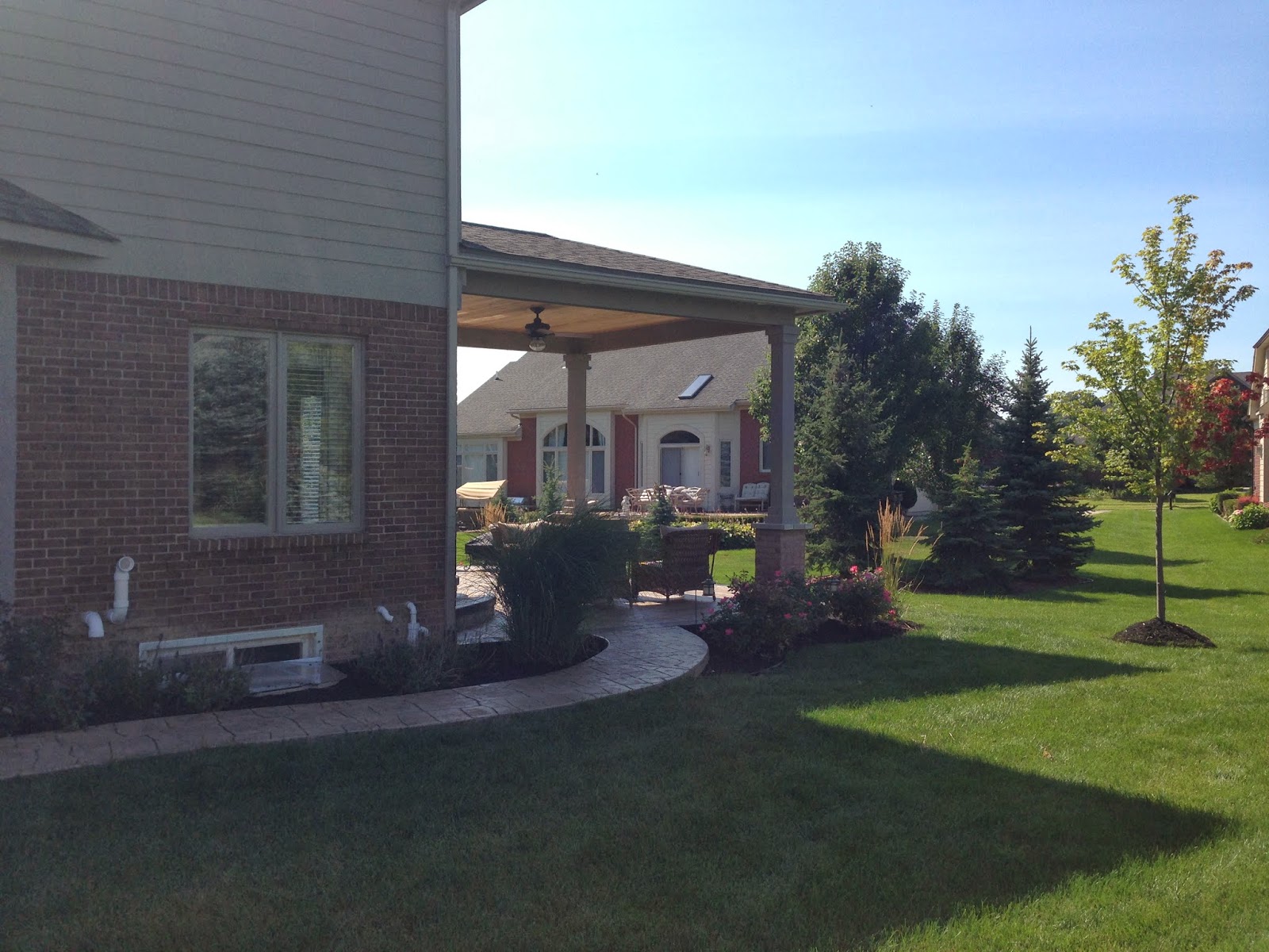 Outdoor Living County Michigan covered porch project, adds