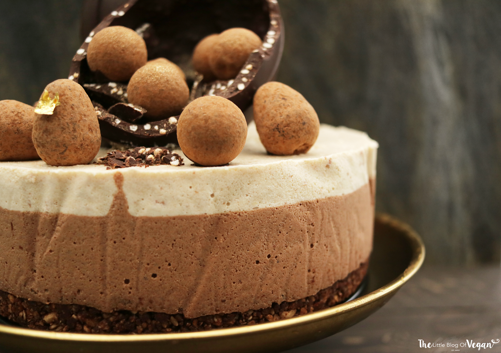 Caramel, praline cheesecake The Little Blog Of Vegan