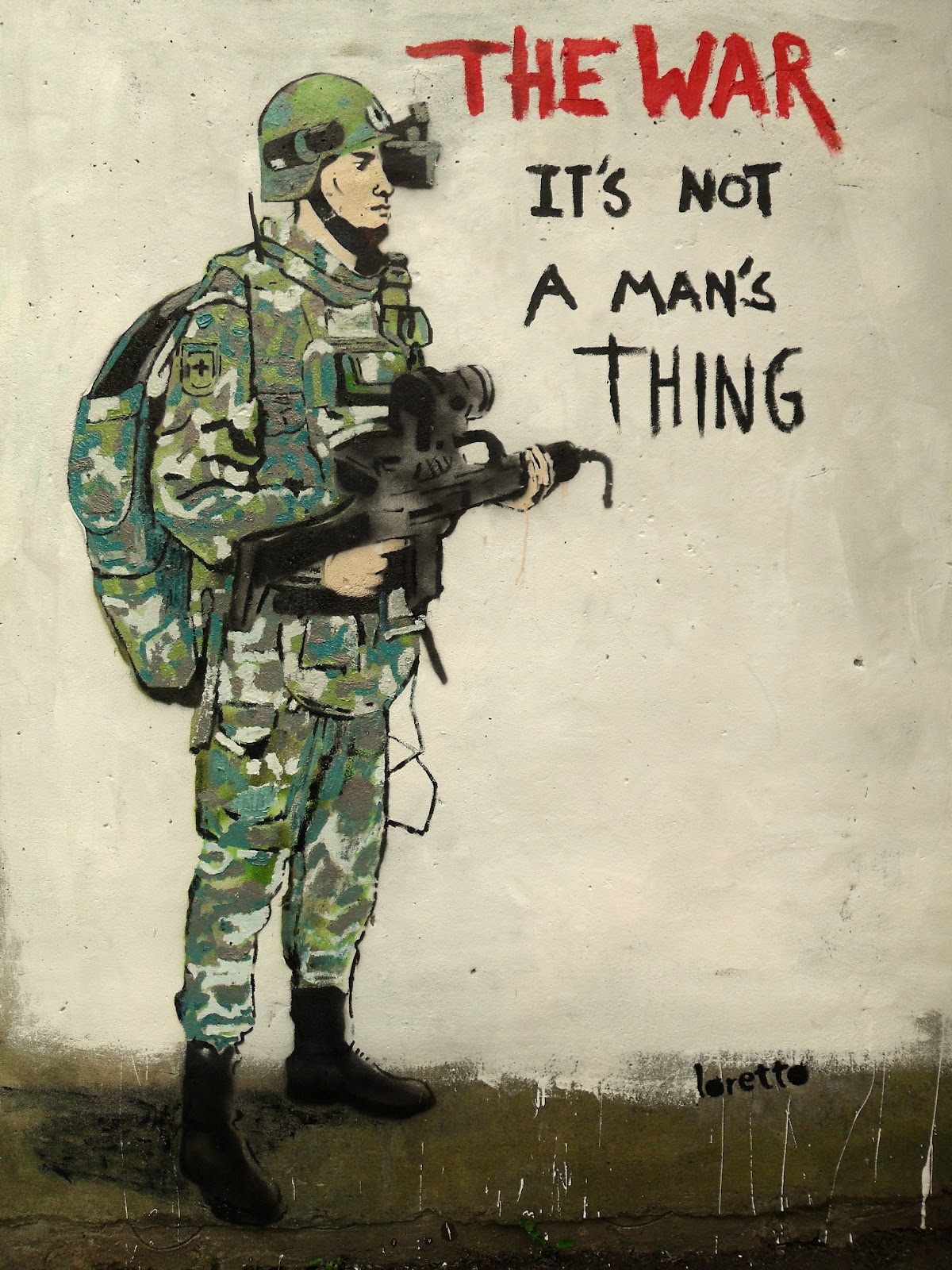 loretto art, street art in london hi, I'm also looking for works of