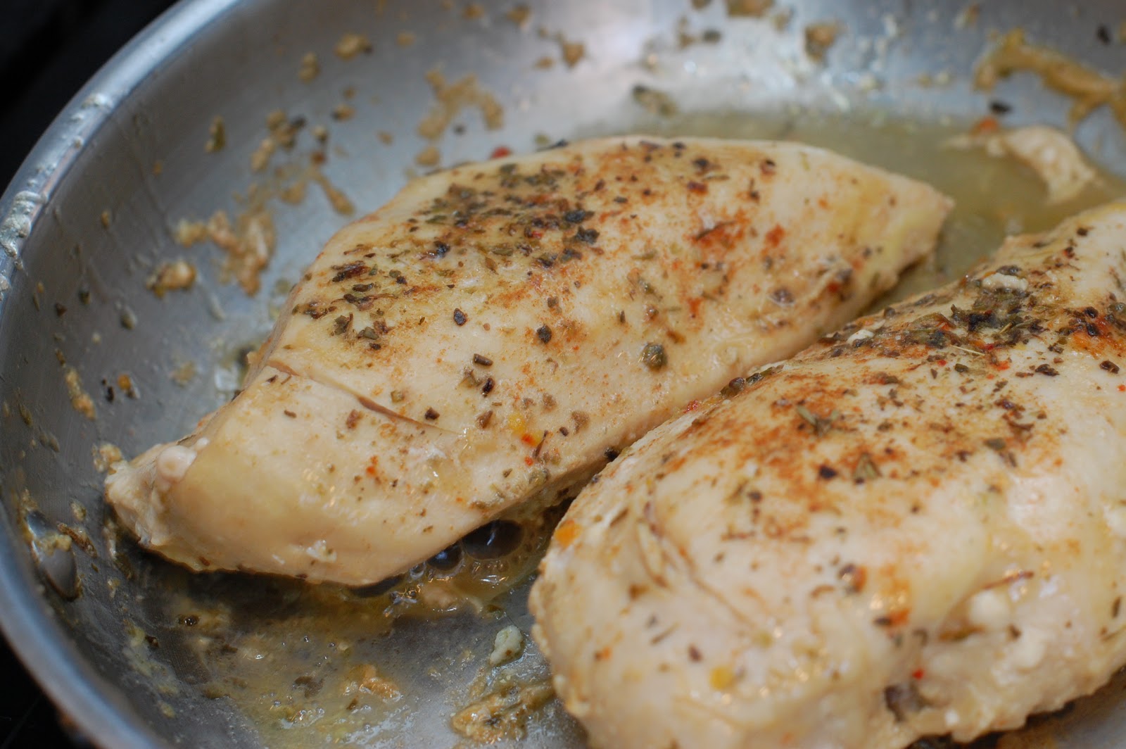 In Michelle's Kitchen Easy Pan Fried Frozen Chicken Breasts with Your