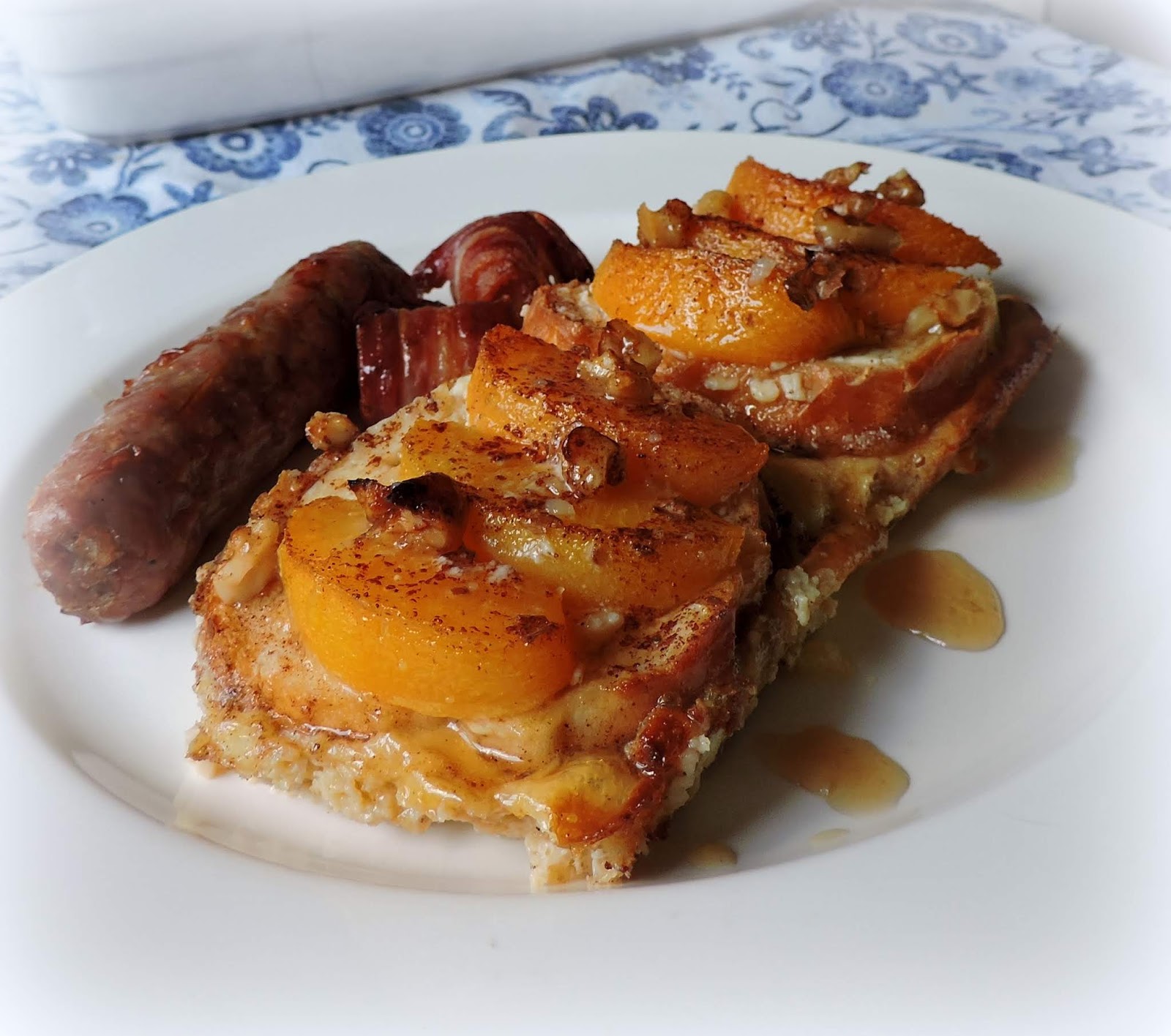 Baked Peach French Toast The English Kitchen