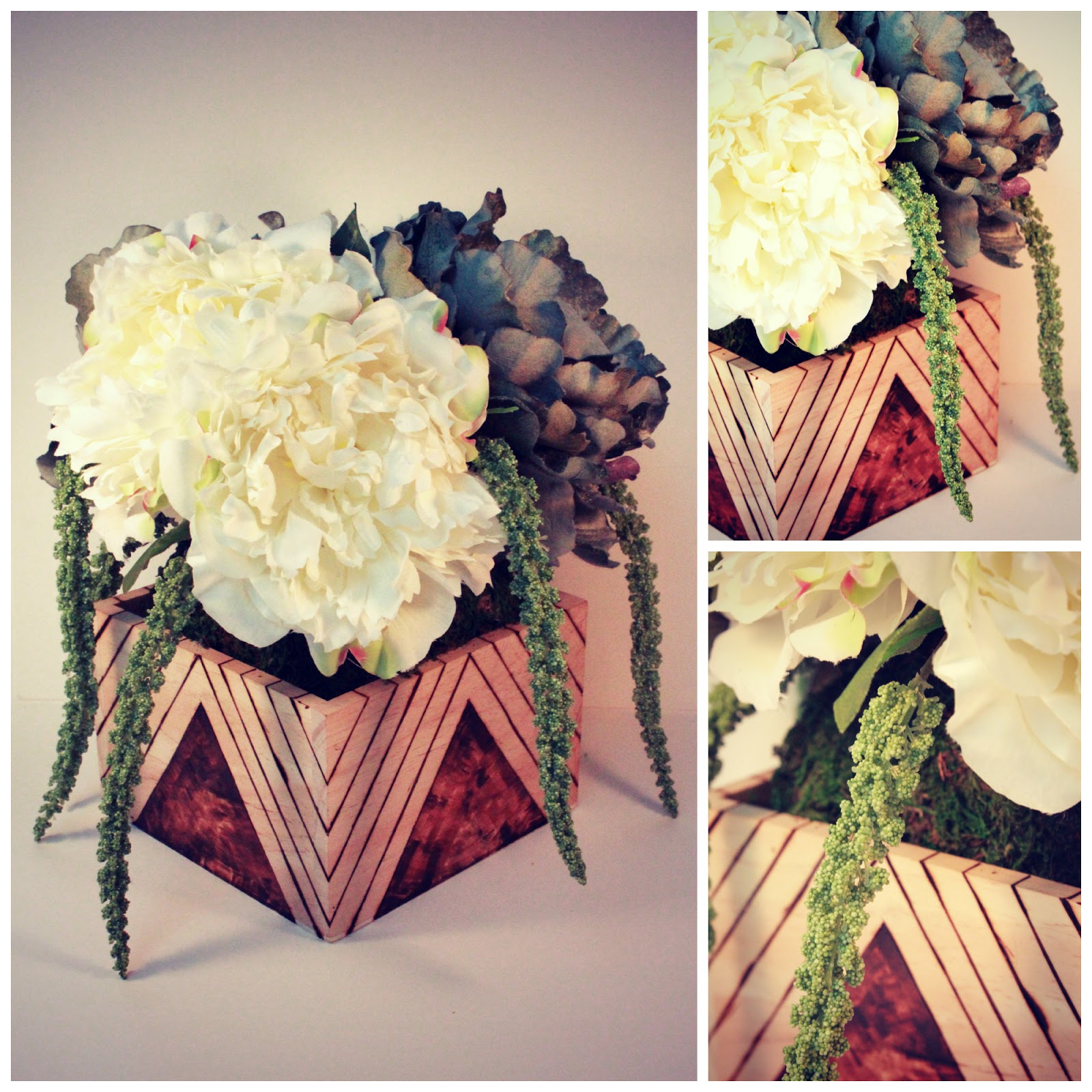 EAT+SLEEP+MAKE: CRAFT: Modern Romance Spring Centerpiece