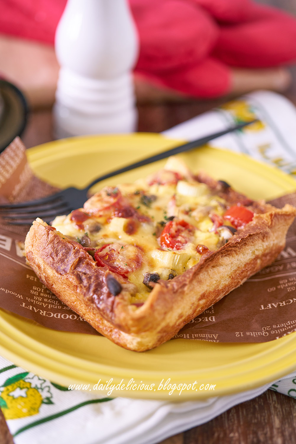 dailydelicious Easy Bread Quiche