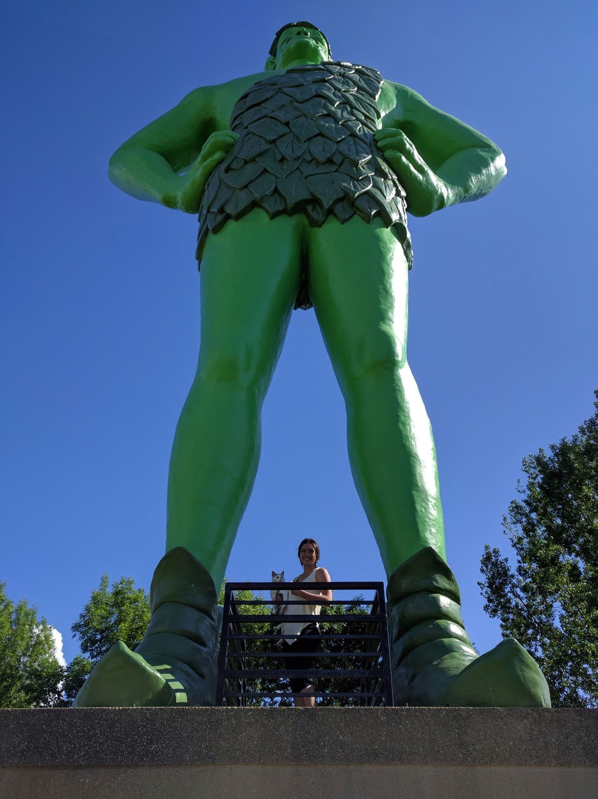 Katie Wanders The Joly Green Giant of Blue Earth, Minnesota