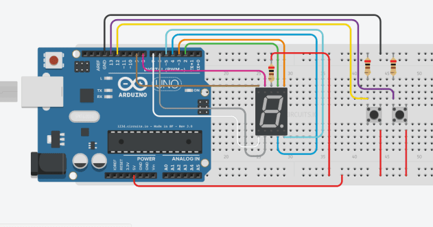 Membuat Counter Up dan Counter Down 7 Segment ~ Octation Mechatronic