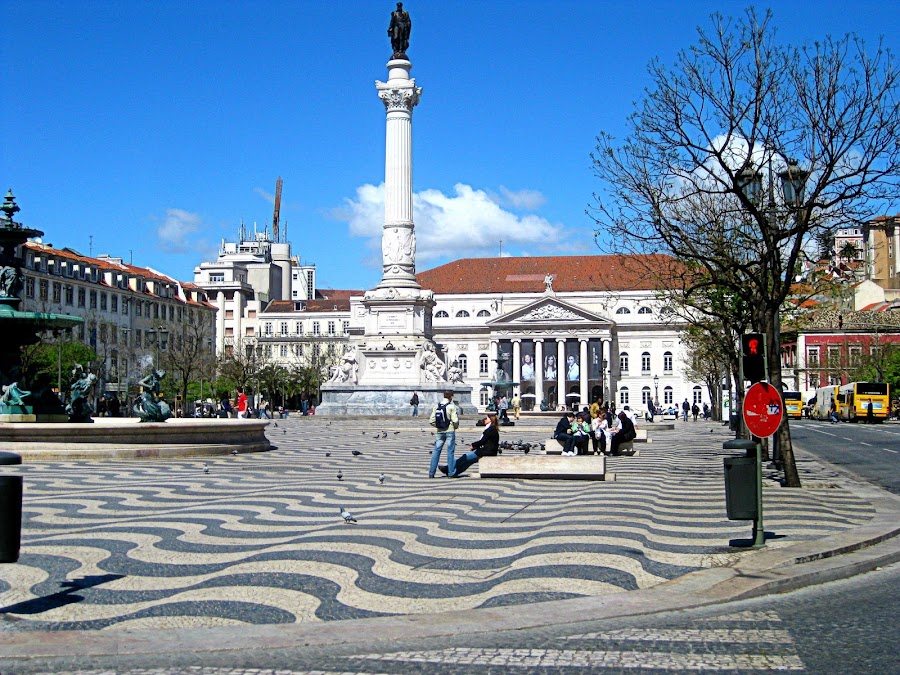 Plaza del Rossio de Lisboa
