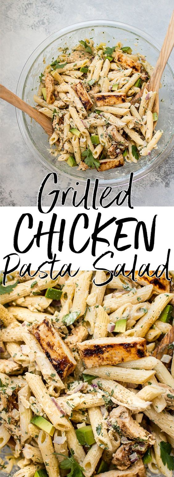 Grilled Chicken Pasta Salad Kitchen Needed