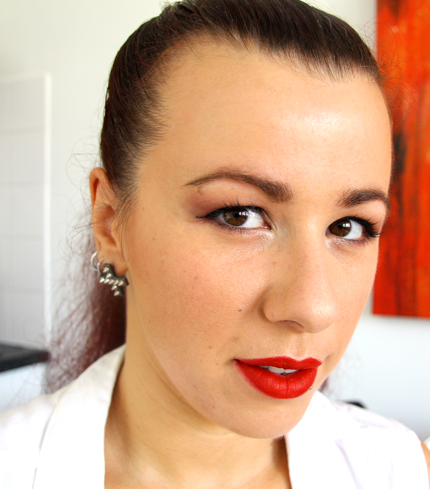 The pinup red lip with Sephora Cream Lip Stain - Alice's Beauty Madnes...