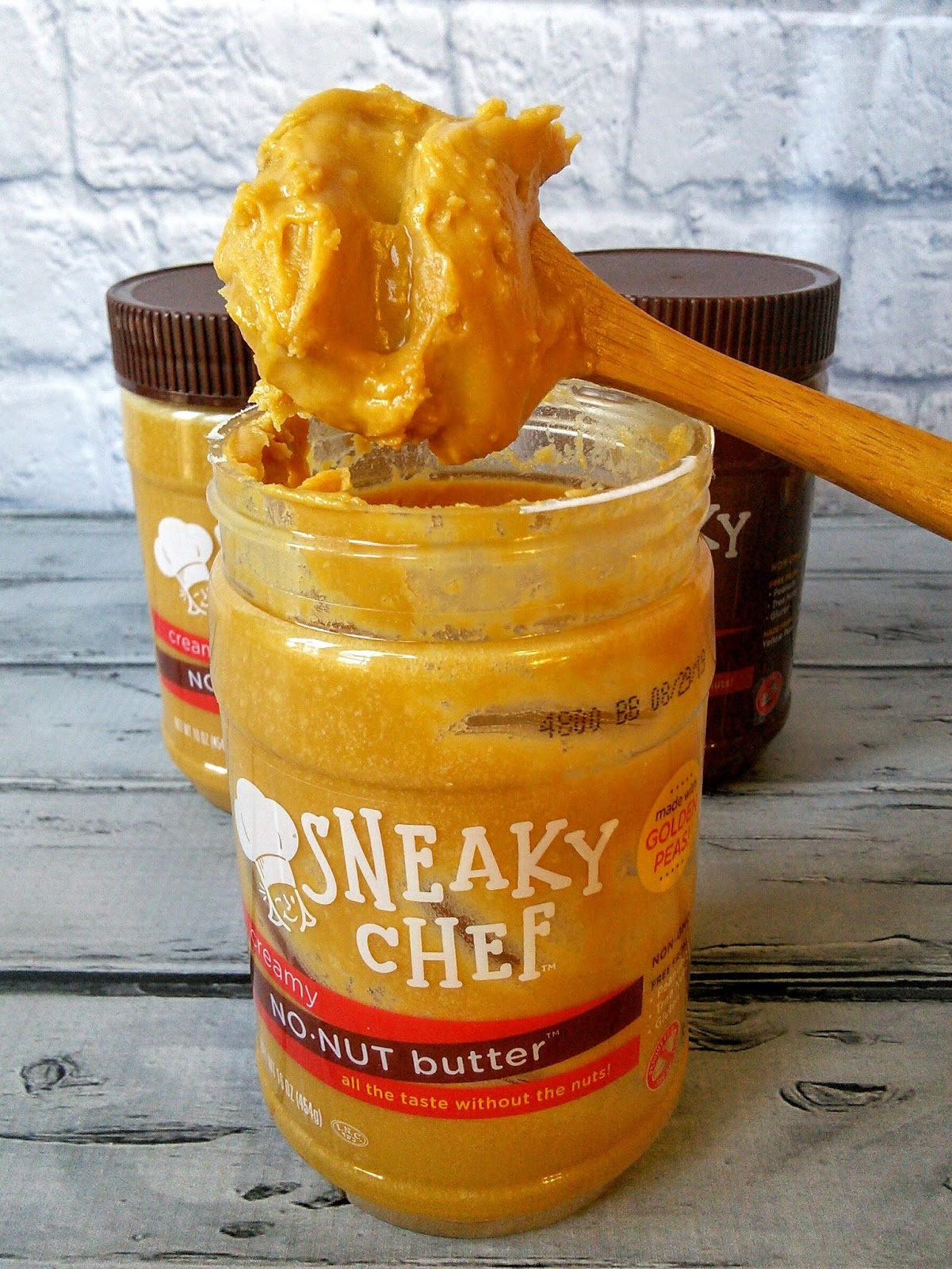 I received several containers of Sneaky Chef NoNut butter to