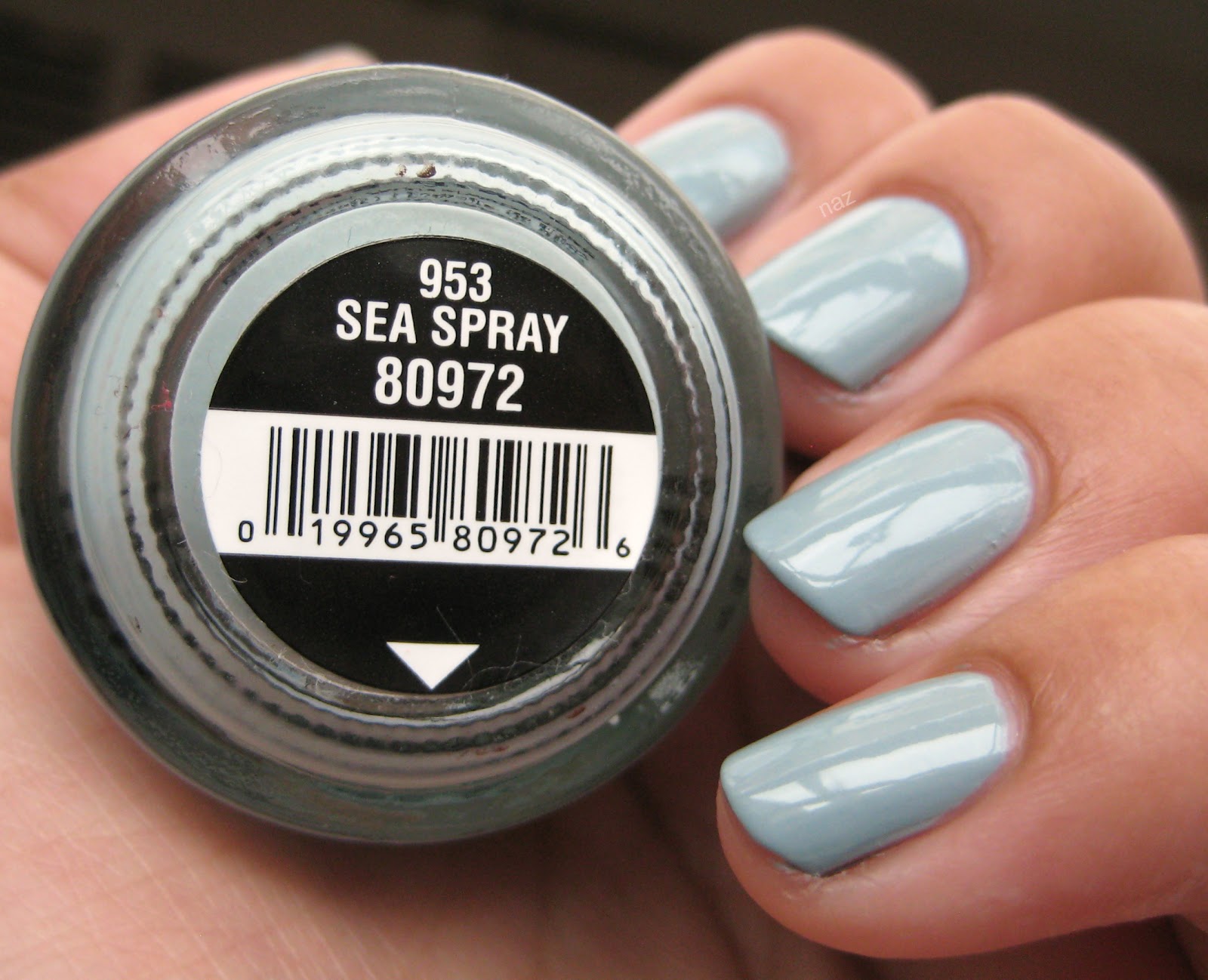 Naz's Nails China Glaze Sea Spray
