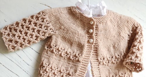 Beautiful Skills - Crochet Knitting Quilting : Round Yoke Cardigan ...