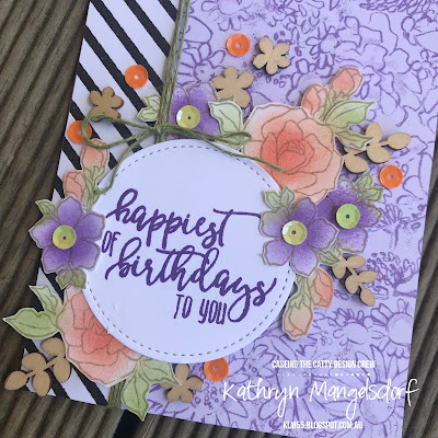 Stampin' Up! Sale-A-Bration Tea Together, Butterfly Elements, Botanical Butterfly Designer Series Paper created by Kathryn Mangelsdorf