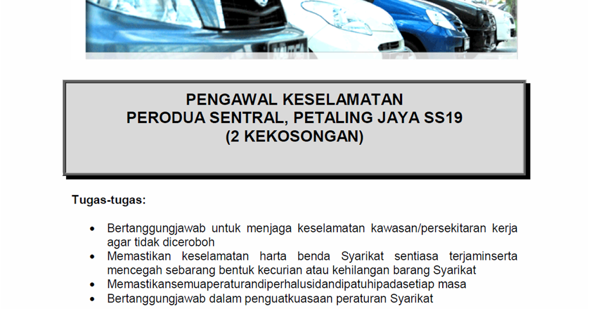 Jawatan Kosong Perodua Penang - 9ppuippippyhytut