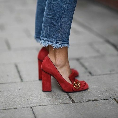 Cool Chic Style Fashion : something red and classic who what wear - australian fashion week street style - Photo: Liz Sunshine
