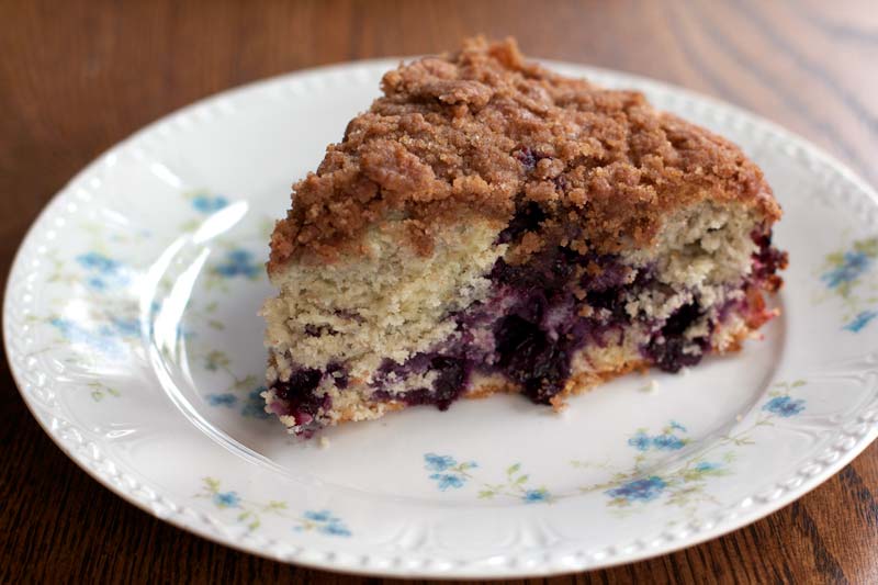 A Less Processed Life What's Baking Blueberry Crumb Cake