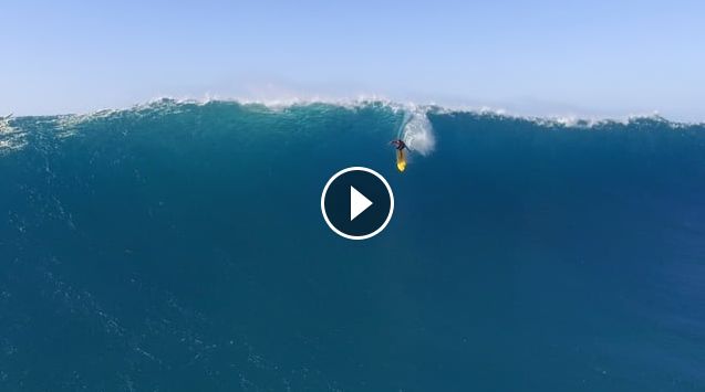 Waimea Bay Surfing Drone Video