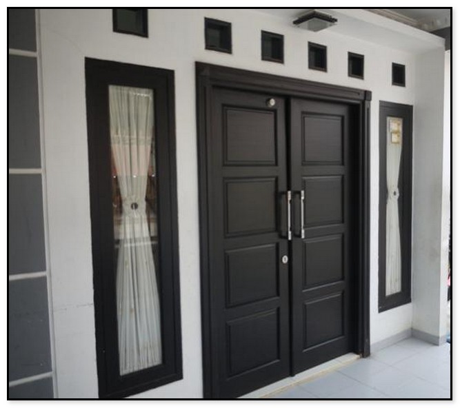 50 Lihat Desain Pintu Rumah Minimalis Terbaru Yang Menawan