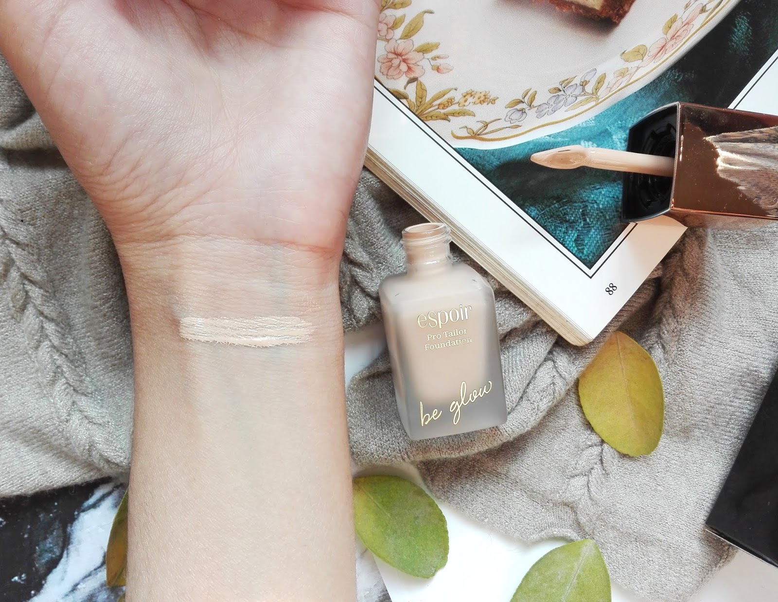 espoir pro tailor be silk foundation