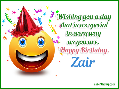 Zair Happy birthday Zair Happy birthday
