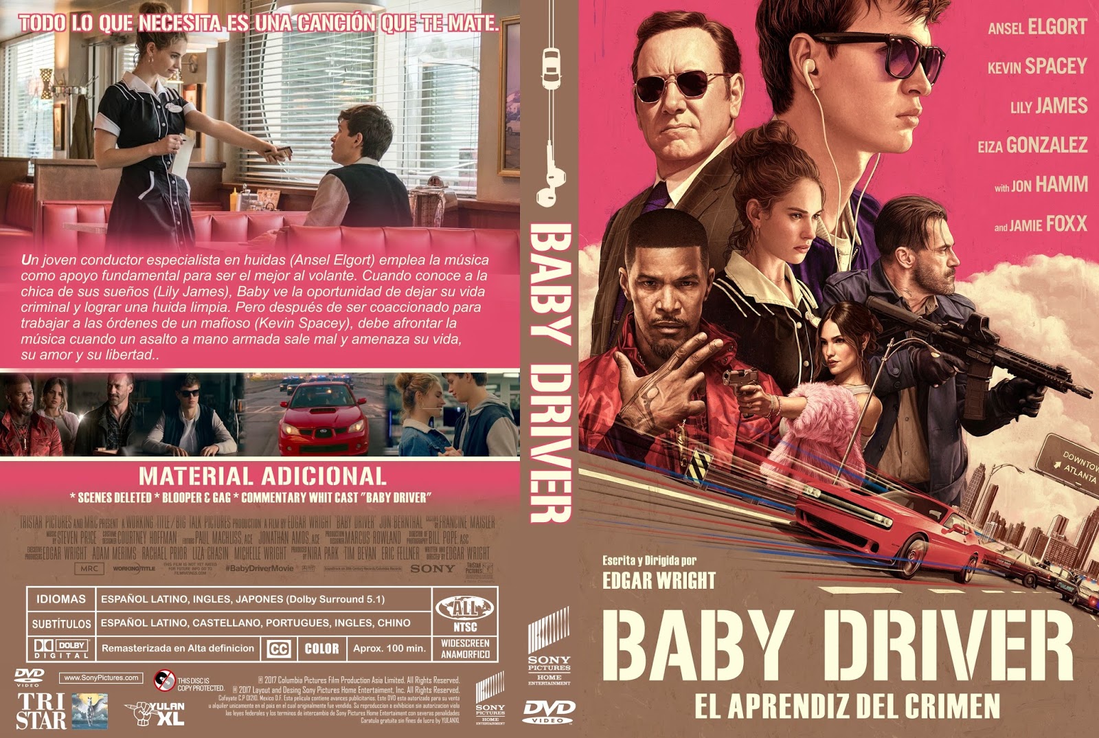 COVER DVD Baby Driver Cover DVD