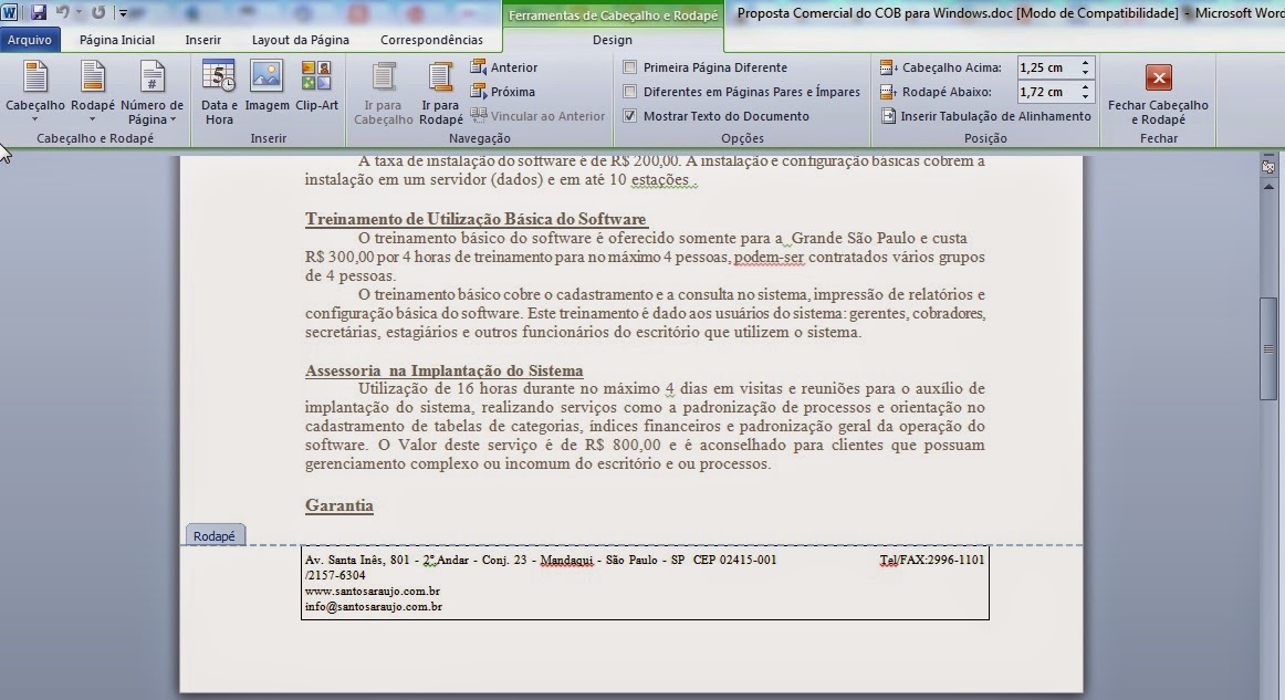 Aulas de Informática do Centro Social: Introdução ao Word