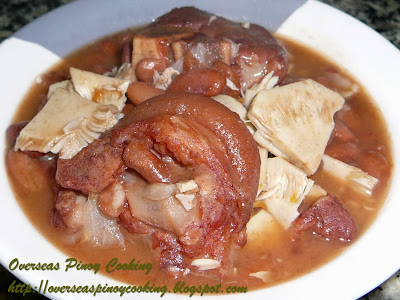 Pork Pata with Red Beans and Langka
