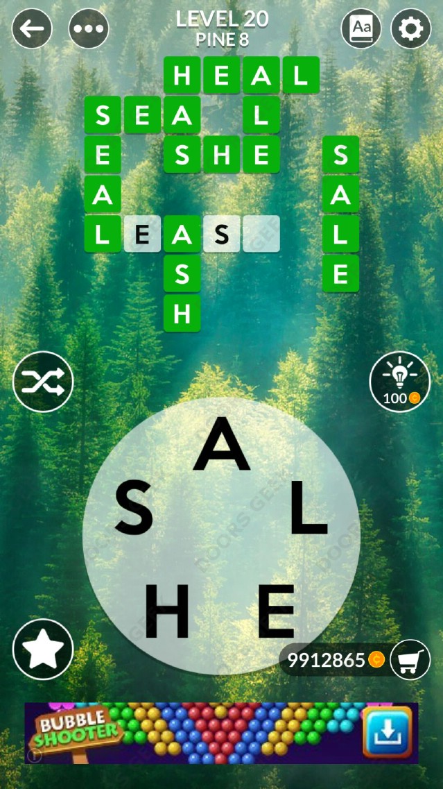 Wordscapes Level 20 Answers Doors Geek