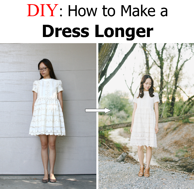 5-min. Alterations: tailor a bigger size dress in less than 5 mins.