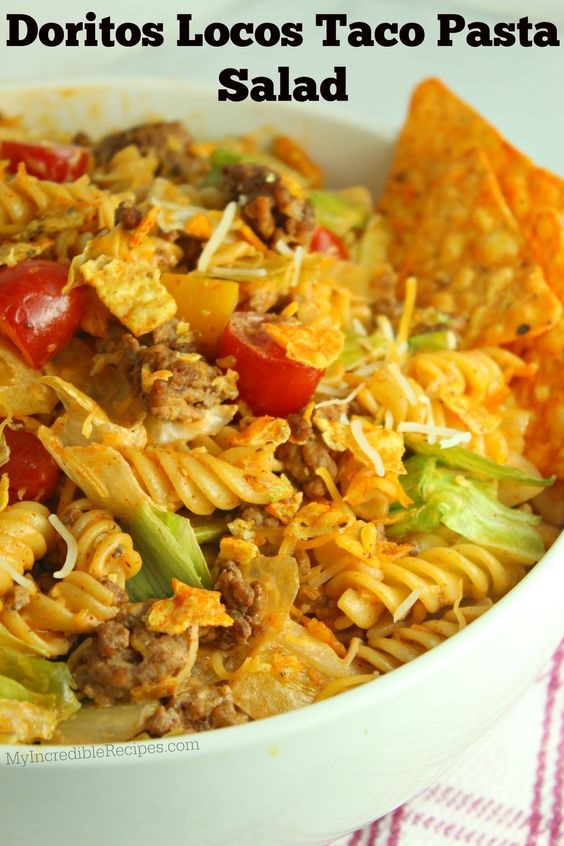 Doritos Locos Taco Pasta Salad