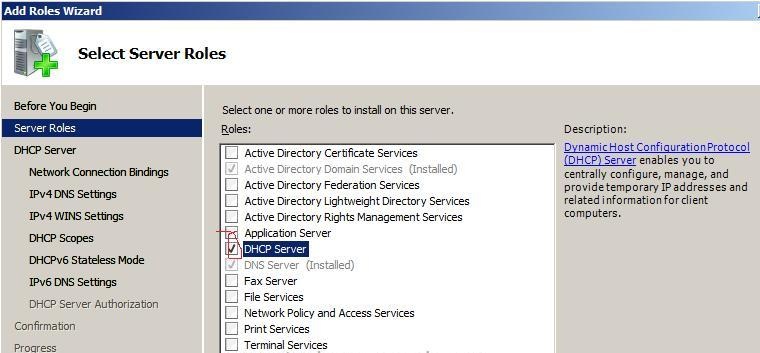 Add roles. Server roles DHCP. Ipv4 settings Windows Server.