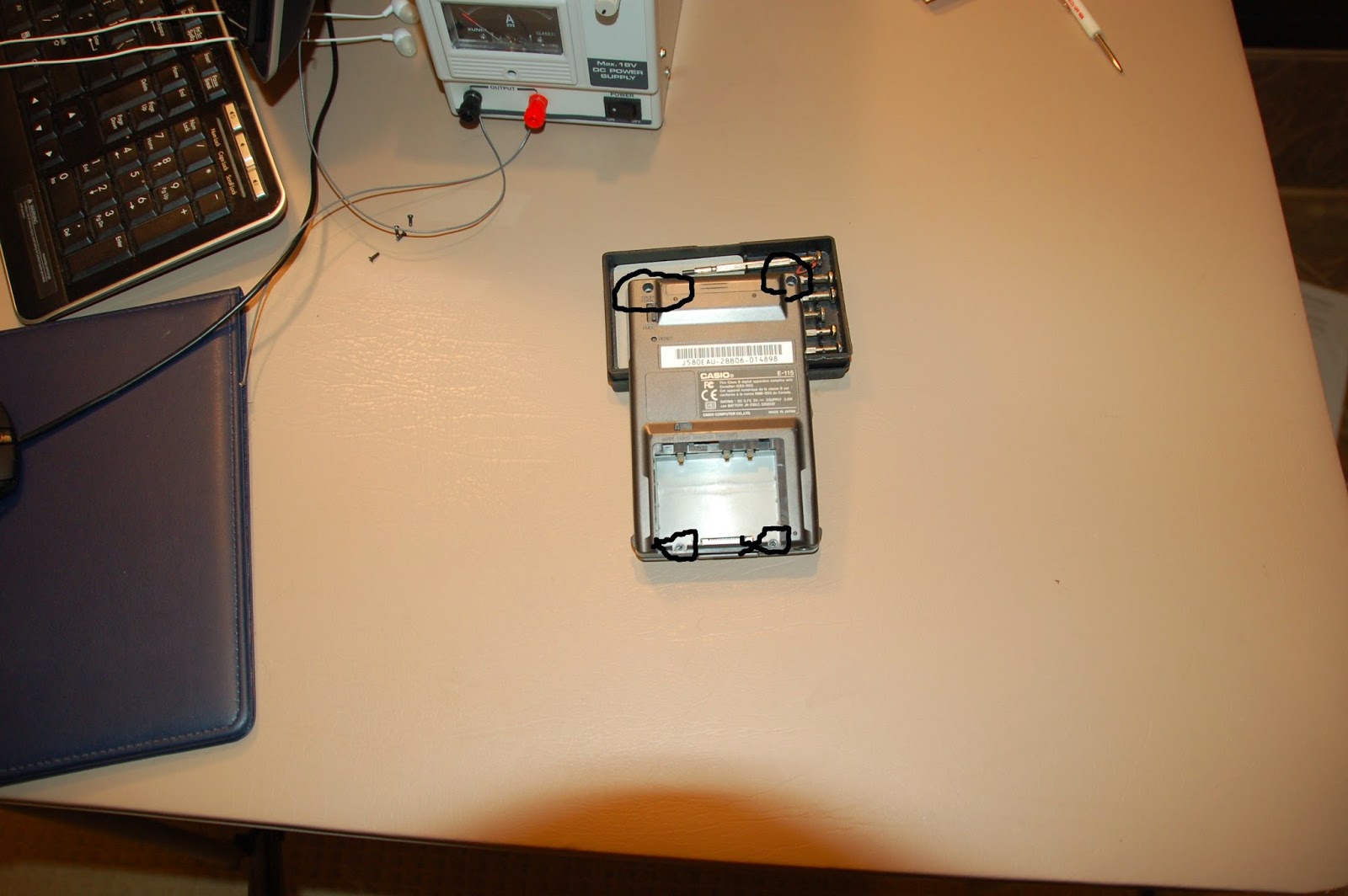 Tutorials and Electronic Adventures Troubleshooting a Casio Cassiopeia