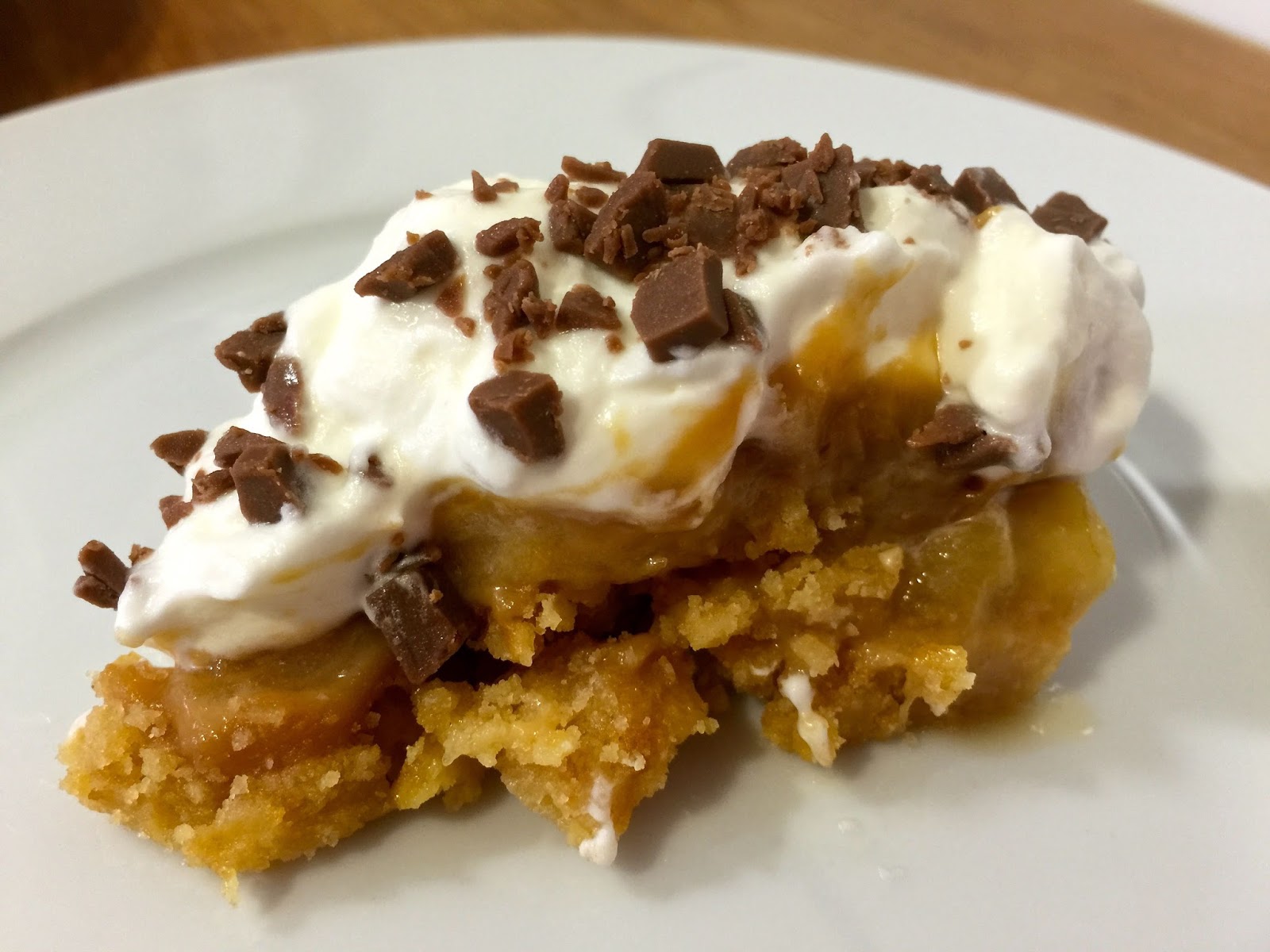 Banoffee pie (tarta de platano y dulce de leche)