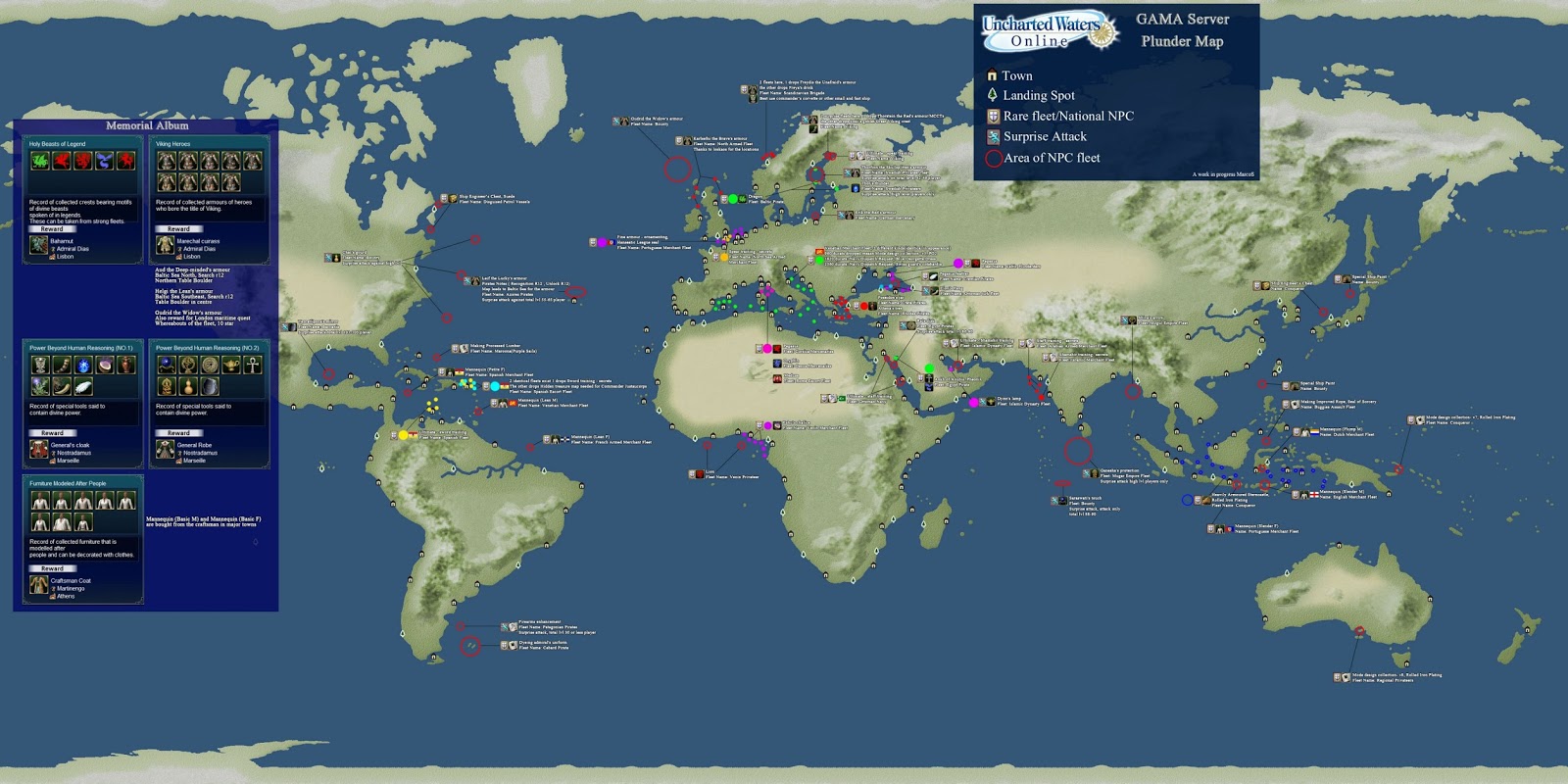 Карта первого мира гпо