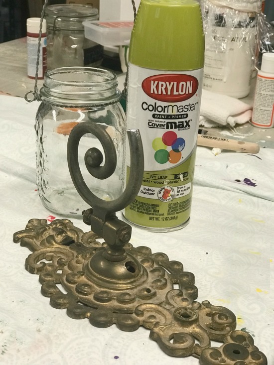 How to Make a Hanging Mason Jar Candle Holder