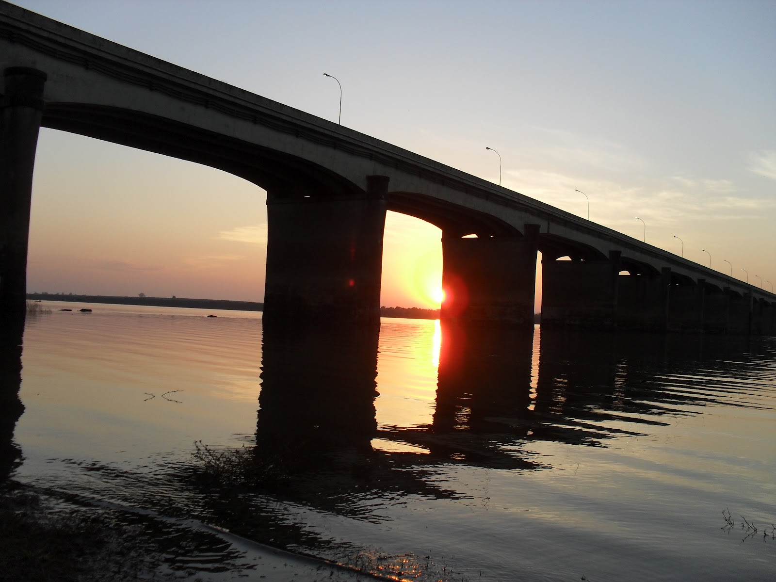 Ação pelo Rio Uruguai: Pôr do Sol no Rio Uruguai