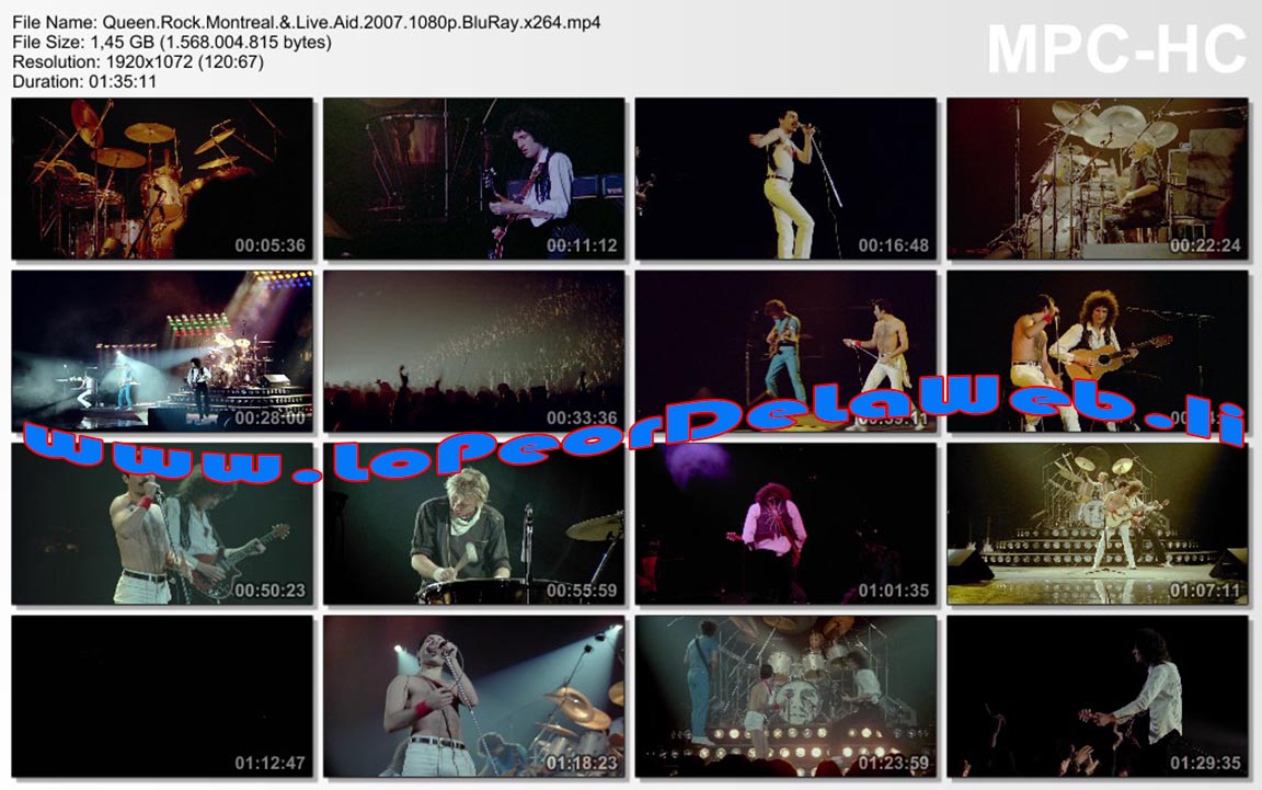 Queen: Rock Montreal & Live Aid (2007/1080p/BluRay/x264/mp4)