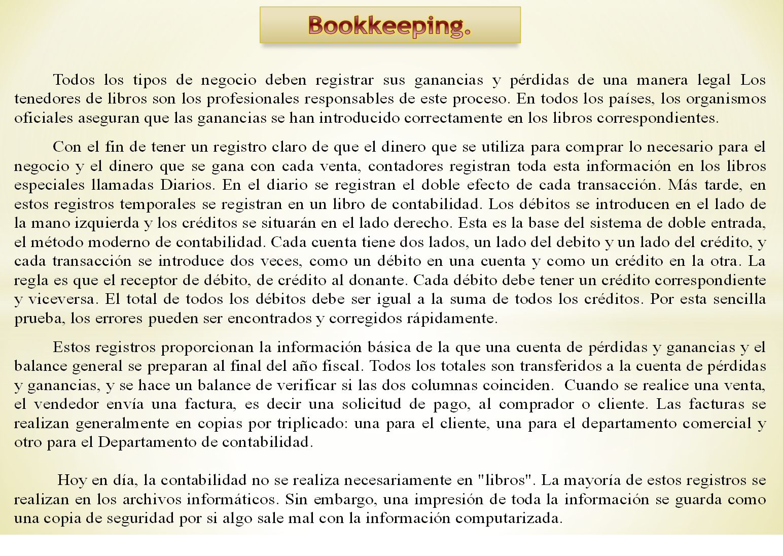 bookkeeping services for small business