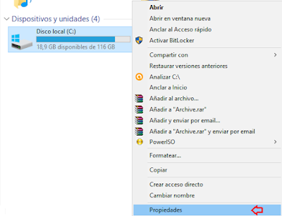 Propiedades del disco c