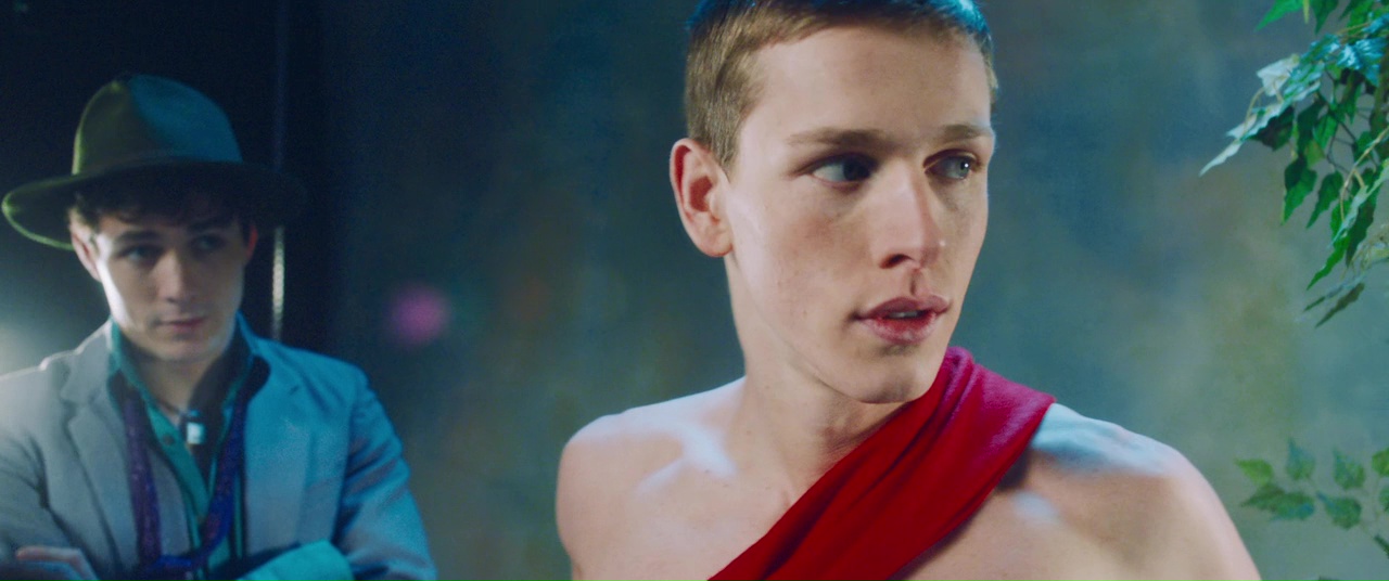 ausCAPS Harris Dickinson shirtless in Postcards From London