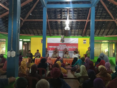 BABINSA DESA KRIKILAN HADIRI KEGIATAN PENYULUHAN (PTSL) PENDAFTARAN TANAH SISTEMATIS LENGKAP