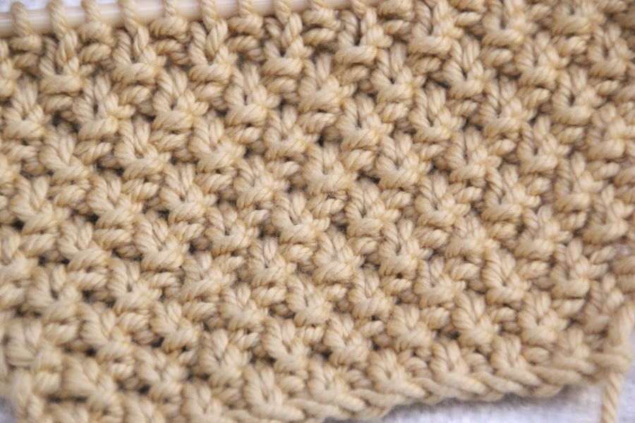 Punto de arroz doble