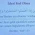 Her gün okunacak dualar / ideal Doğru /Müslüman kul olma duası