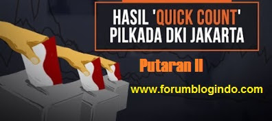 Hasil Quick Qount Pilkada DKI Jakarta Putaran Kedua. Ahok Menang ?